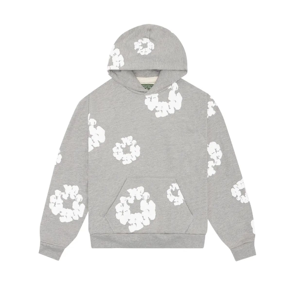 Denim Tears The Cotton Wreath Sweatshirt Grey Size XXLarge, DS BRAND NEW