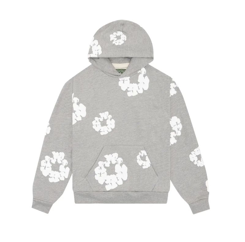Denim Tears The Cotton Wreath Sweatshirt Grey Size XXLarge, DS BRAND NEW