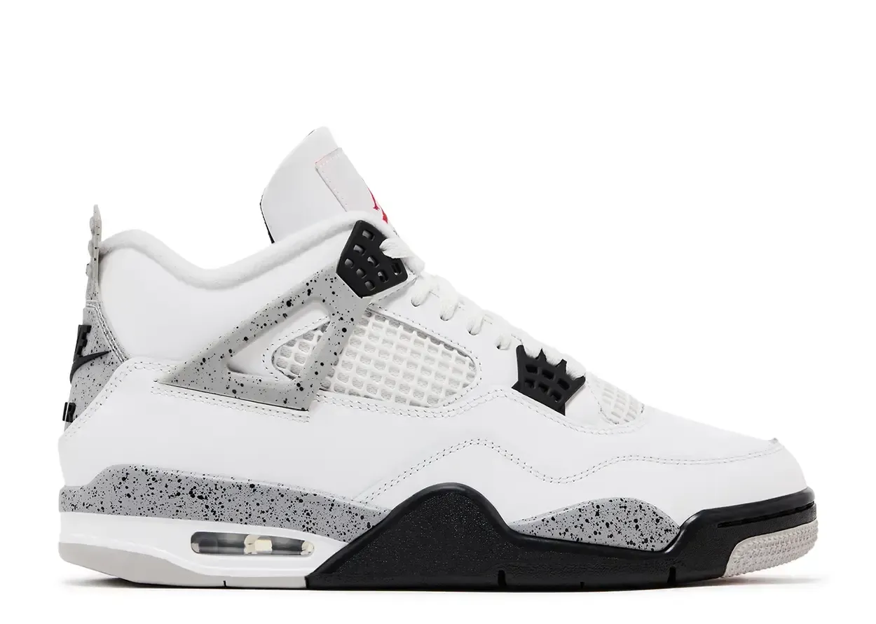 Jordan 4 Retro White Cement (2025) (GS) Size 6.5, DS BRAND NEW*