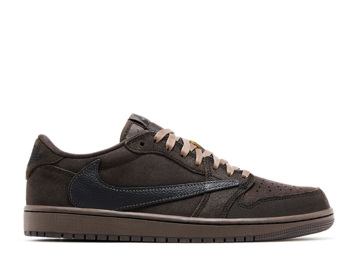 Jordan 1 Retro Low OG SP Travis Scott Velvet Brown Size 10, DS BRAND NEW*