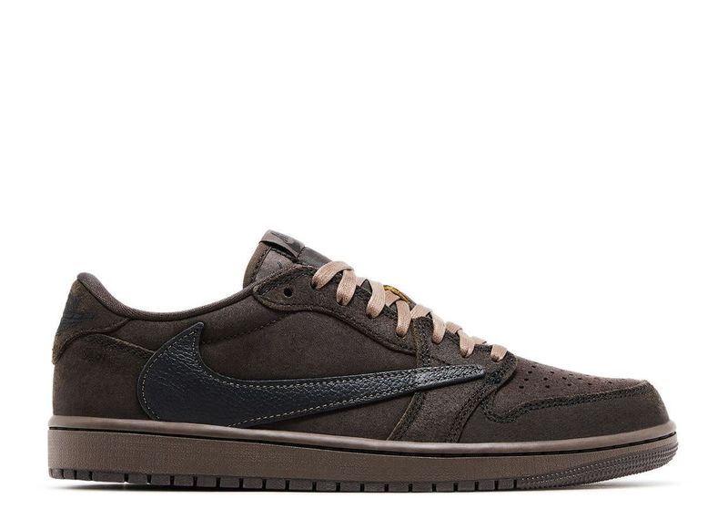 Jordan 1 Retro Low OG SP Travis Scott Velvet Brown Size 12.5, DS BRAND NEW
