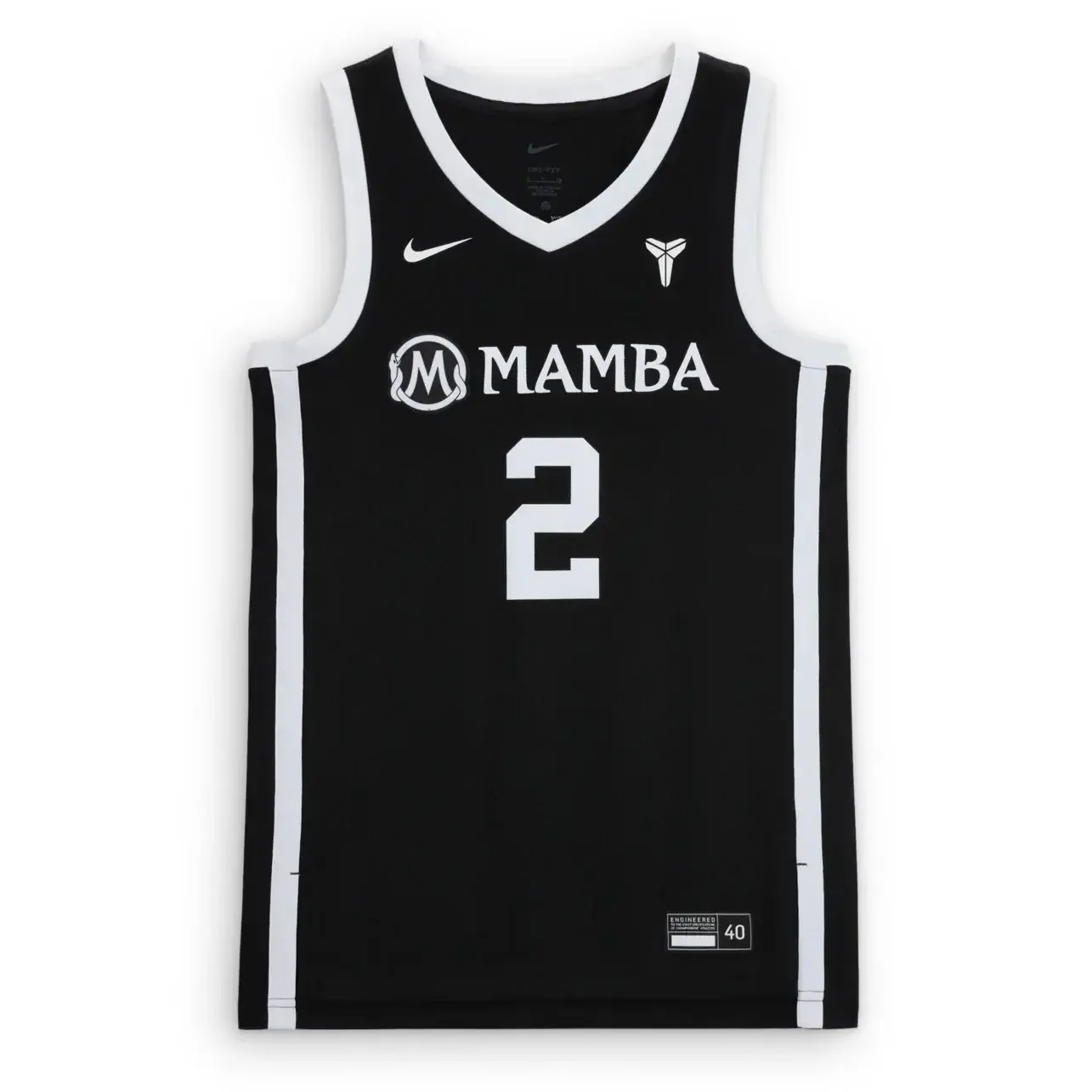 Nike Gigi Bryant Mambacita Basketball Jersey Black Size Large, DS BRAND NEW