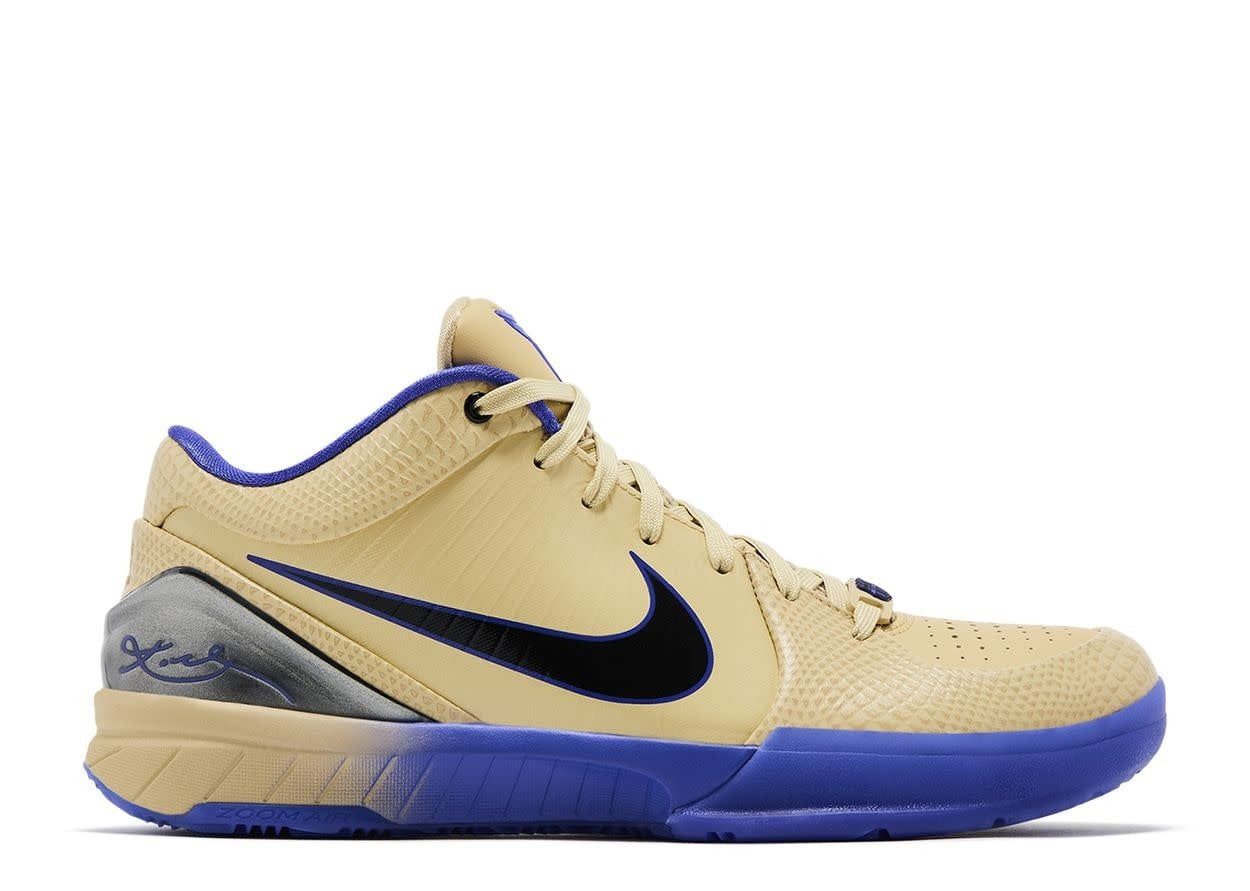 Nike Kobe 4 Protro FC Barcelona Team Gold Size 13, DS BRAND NEW