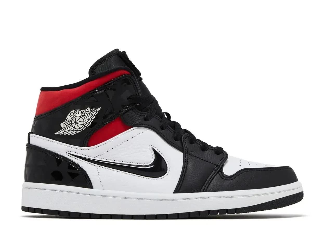 Jordan 1 Mid Quai 54 (2019) Size 10, DS BRAND NEW DAMAGED BOX