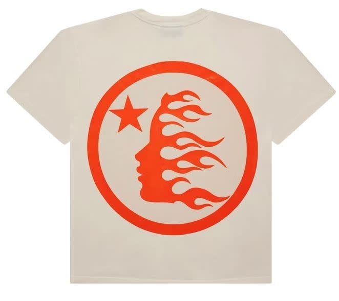 Hellstar Classic Tee White Orange Size Small, DS BRAND NEW