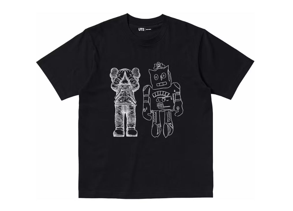 KAWS x Uniqlo Warhol UT Graphic 476351 T-shirt Black Size XXLarge, DS BRAND NEW