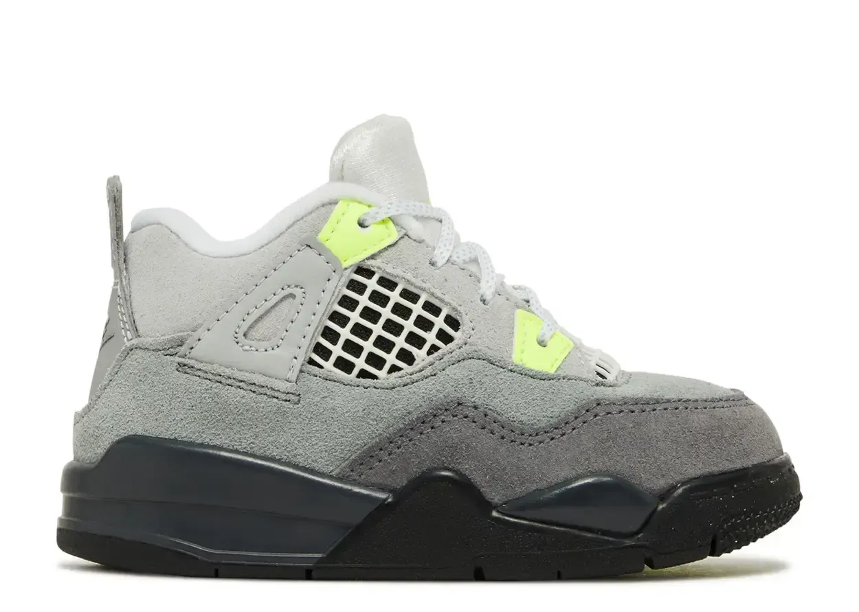 Jordan 4 Retro SE 95 Neon (TD) Size 7C, DS BRAND NEW