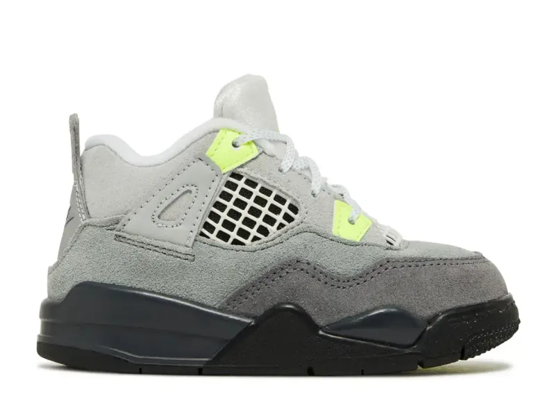 Jordan 4 Retro SE 95 Neon (TD) Size 7C, DS BRAND NEW