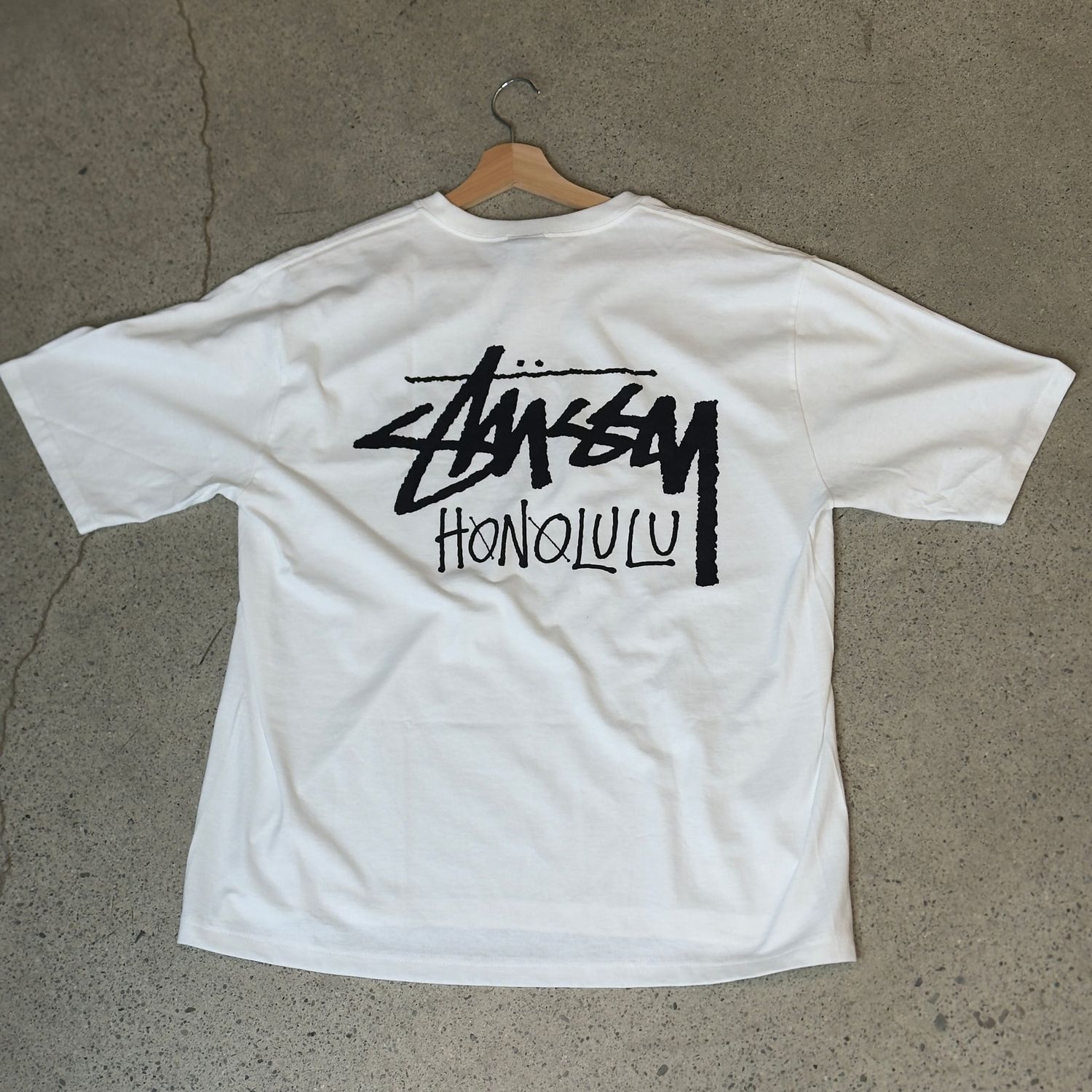 Stussy Chapter Tee Honolulu Tee White Size Large, DS BRAND NEW