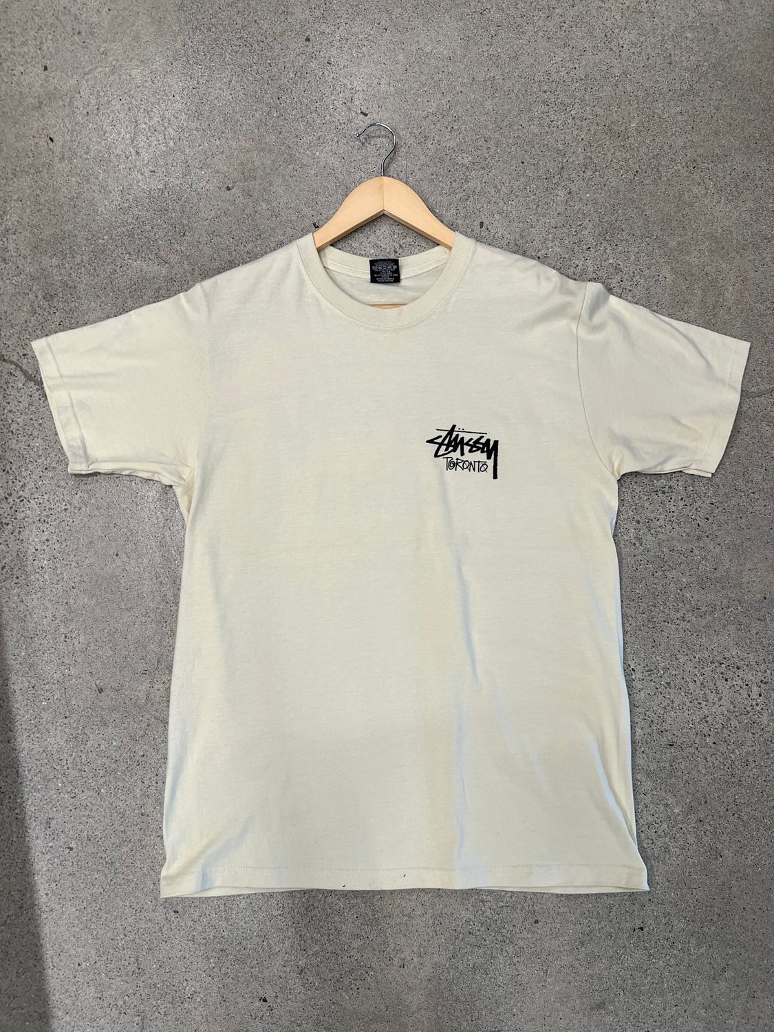Stussy Chapter Tee Toronto Tee Cream Size XXLarge, DS BRAND NEW
