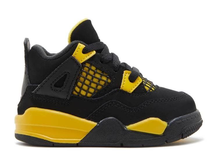 Jordan 4 Retro Thunder (2023) (TD) Size 2C, DS BRAND NEW*