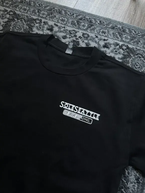 SoleSeattle 3 Year Anniversary Tee Black Size Large, DS BRAND NEW