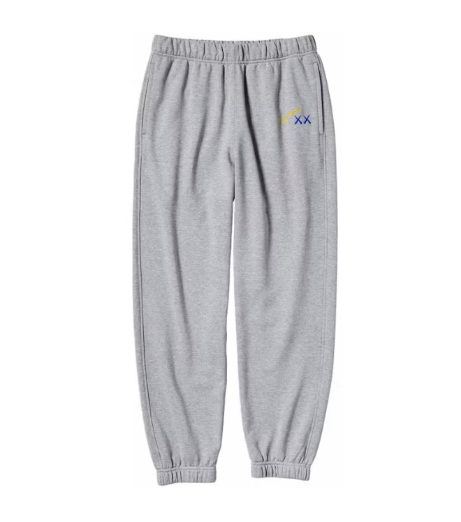 KAWS x Uniqlo Warhol 473557 Sweatpants Gray Size Large, DS BRAND NEW