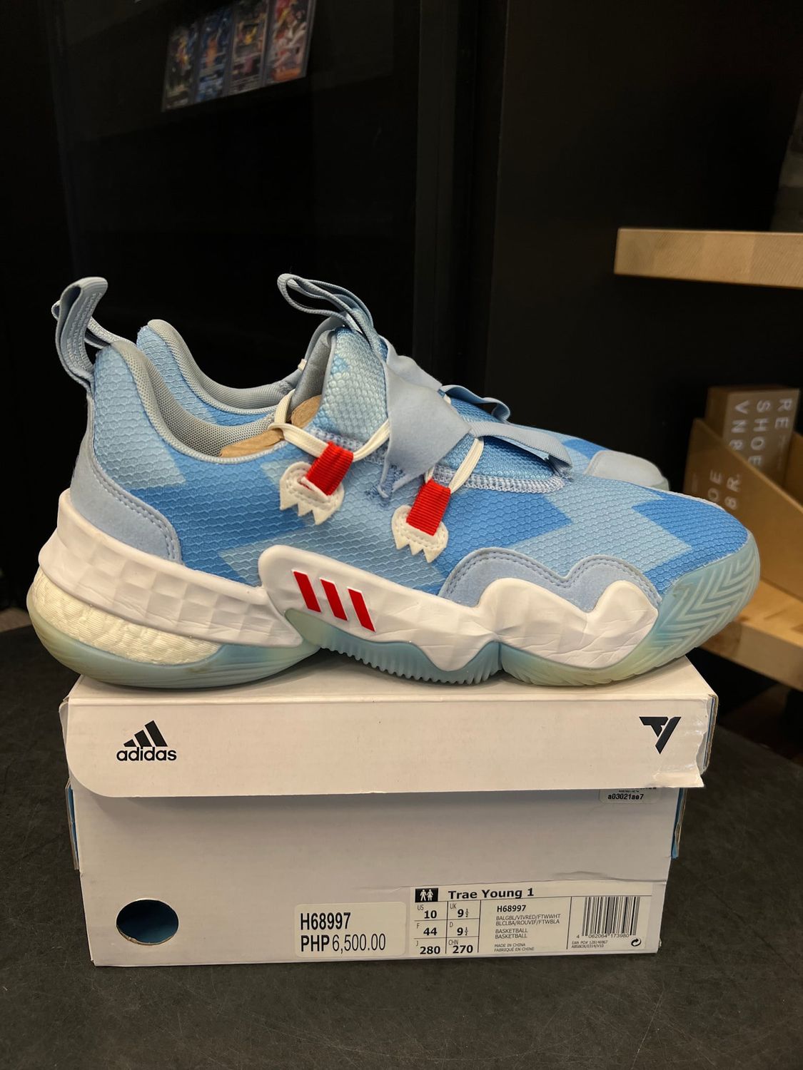 adidas Trae Young 1 Ice Trae Size 10, PREOWNED*