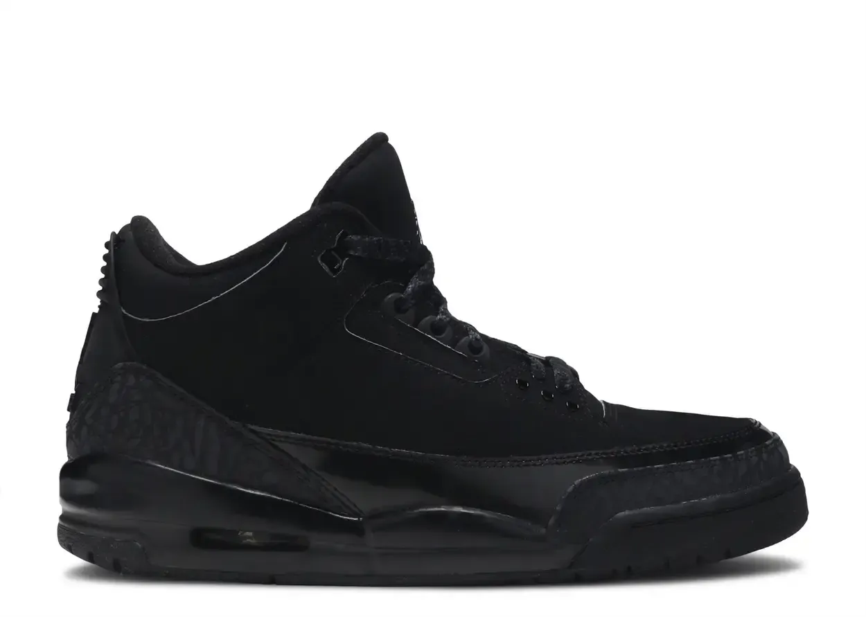 Jordan 3 Retro Black Cat (2025) (GS) Size 5.5, DS BRAND NEW
