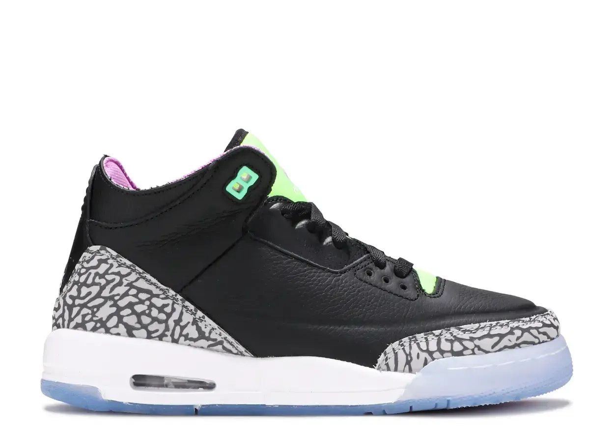 Jordan 3 Retro Electric Green (GS) Size 4.5, DS BRAND NEW*