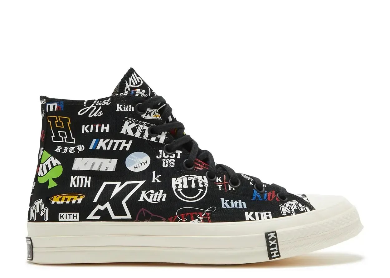 Converse Chuck Taylor All Star 70 Hi Kith 10 Year Anniversary Black Size 5.5, DS BRAND NEW*