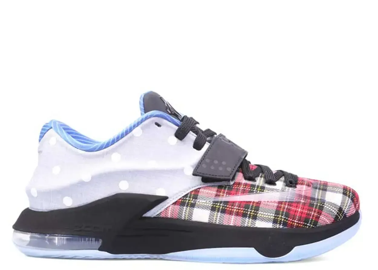 Nike KD 7 EXT Plaid &amp; Polka Dot Size 9, DS BRAND NEW*