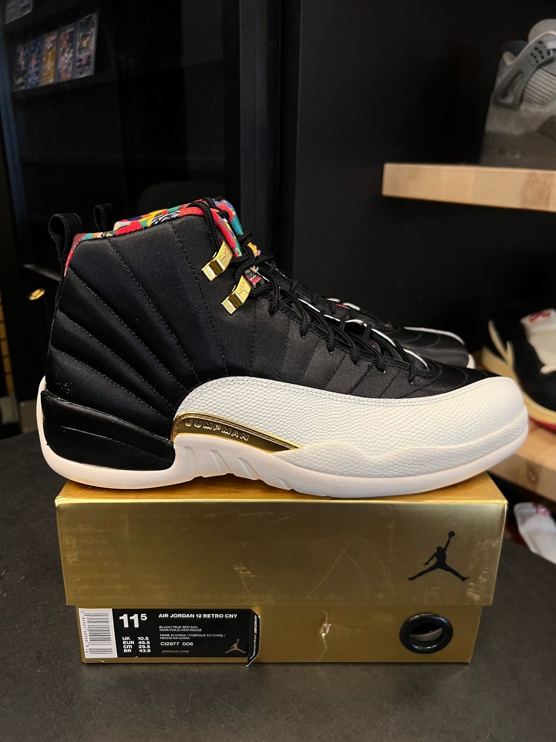 Jordan 12 Retro Chinese New Year (2019) Size 11.5, PREOWNED*