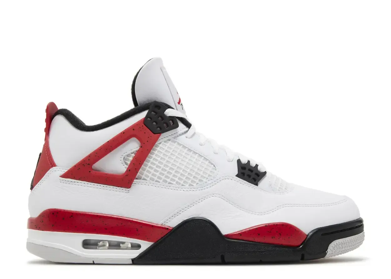 Jordan 4 Retro Red Cement Size 7, DS BRAND NEW B-GRADE BOX