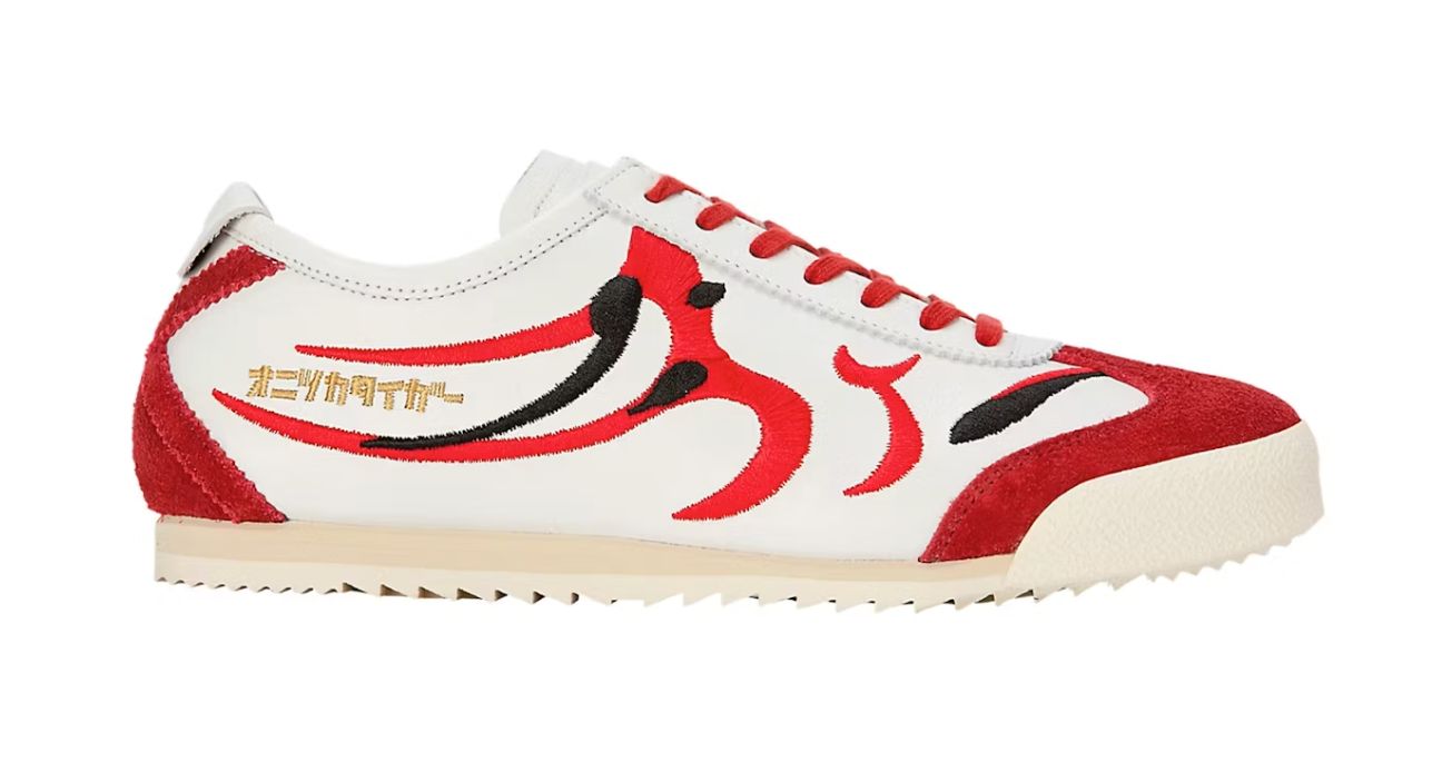 Onitsuka Tiger Mexico 66 Deluxe NM White Classic Red Kumadori Size 14, DS BRAND NEW*