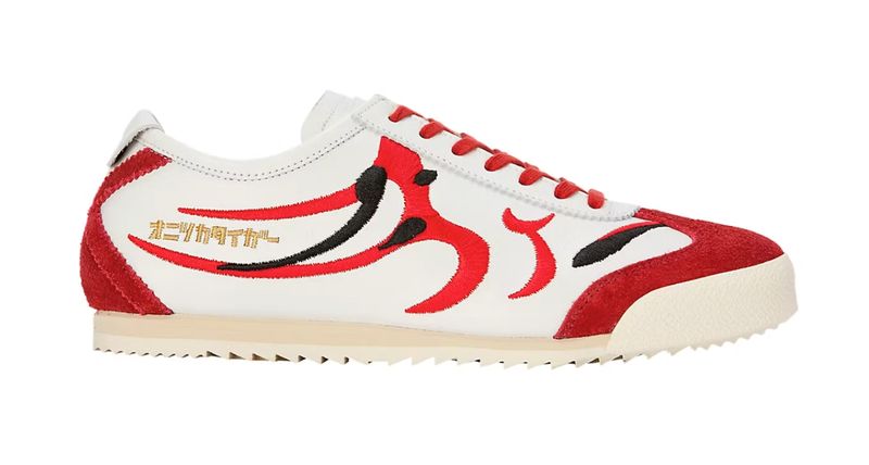 Onitsuka Tiger Mexico 66 Deluxe NM White Classic Red Kumadori Size 14, DS BRAND NEW*