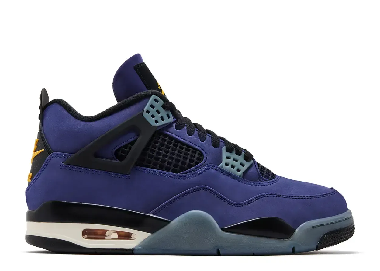 Jordan 4 Retro Lakers Size 9.5, DS BRAND NEW