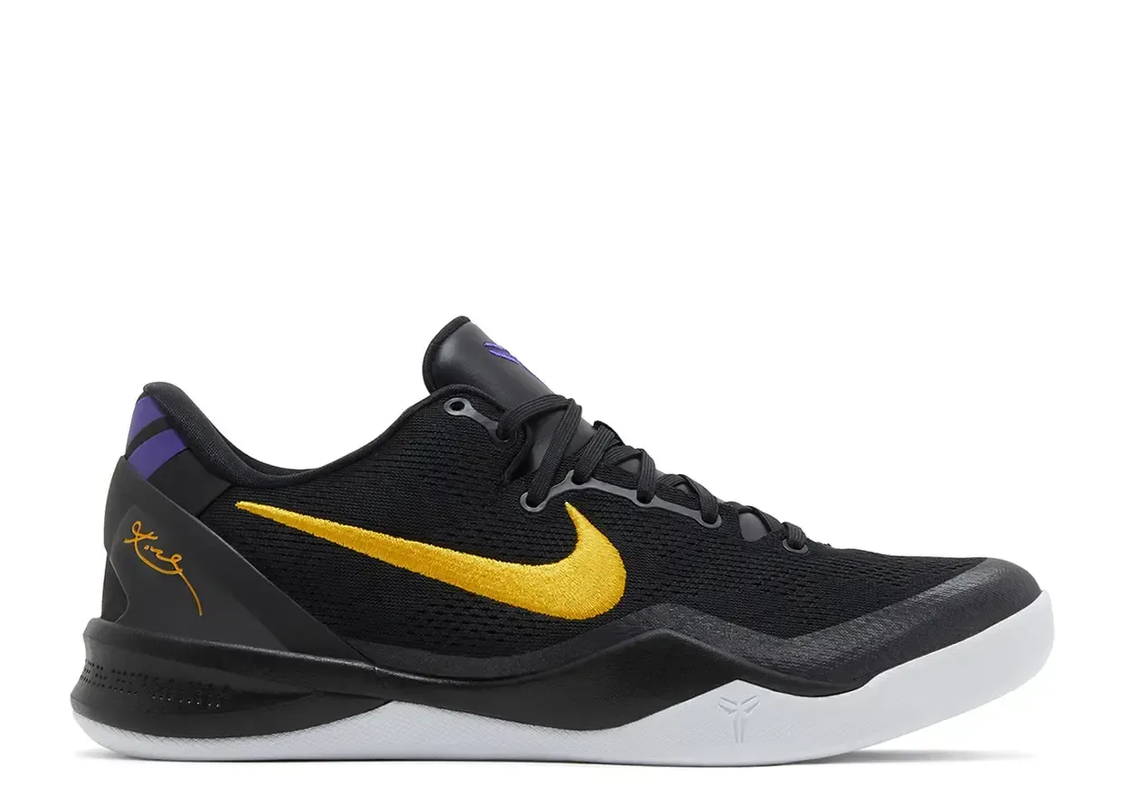 Nike Kobe 8 Protro Lakers Away Size 13.5, DS BRAND NEW HALF BOX