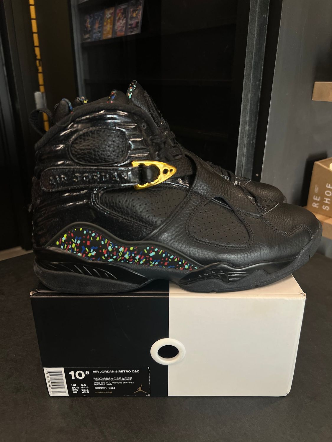Jordan 8 Retro Confetti Size 10.5, PREOWNED*