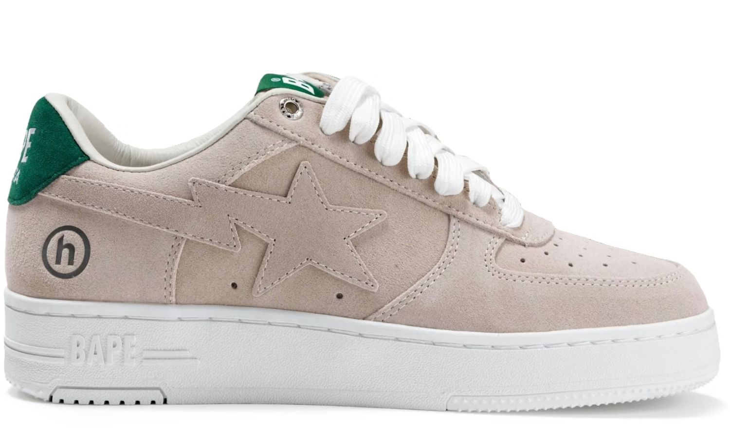 A Bathing Ape Bape Sta Hidden NY Tan Suede Size 9.5, DS BRAND NEW*