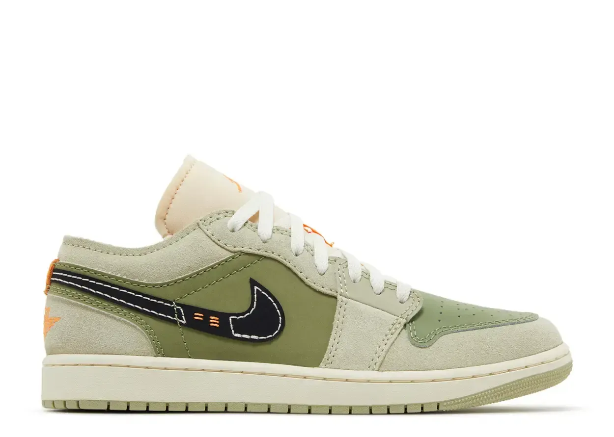 Jordan 1 Low SE Craft Light Olive Size 9, DS BRAND NEW NO BOX