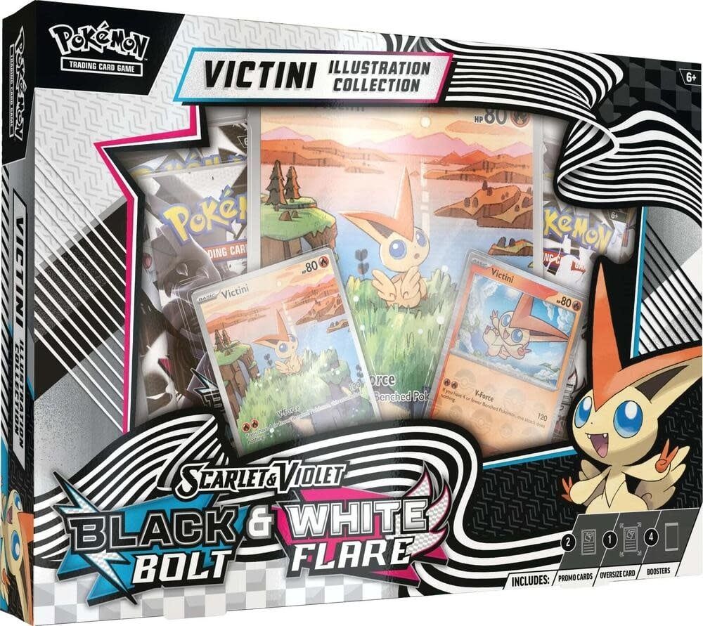 Pokemon Black Bolt Unova Victini Illustration Collection