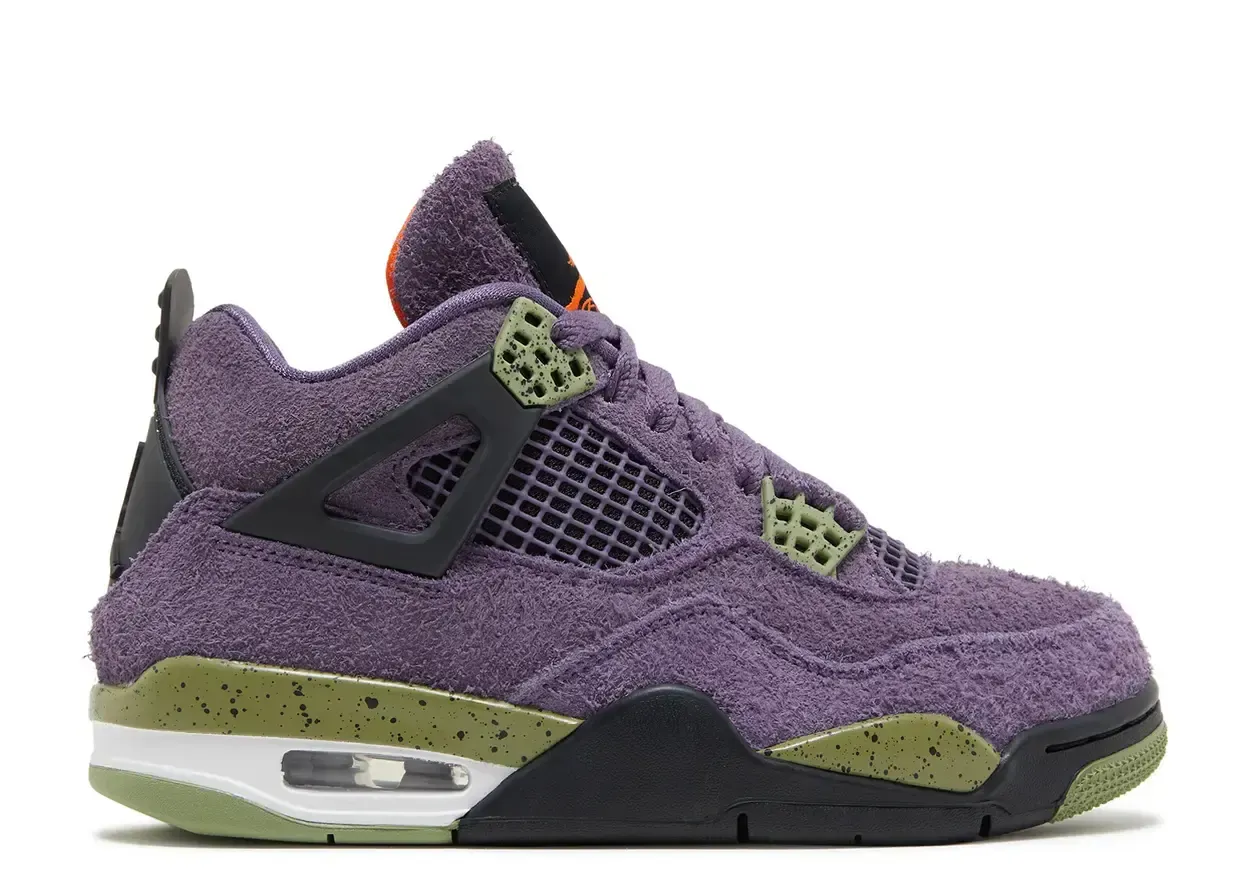 Jordan 4 Retro Canyon Purple (Women's) Size 10.5W, DS BRAND NEW DAMAGED BOX*