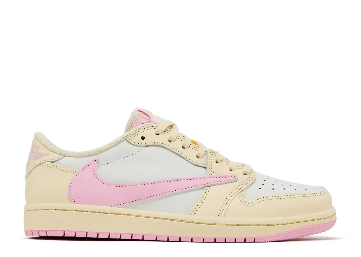 Jordan 1 Retro Low OG SP Travis Scott Shy Pink Size 6, DS BRAND NEW