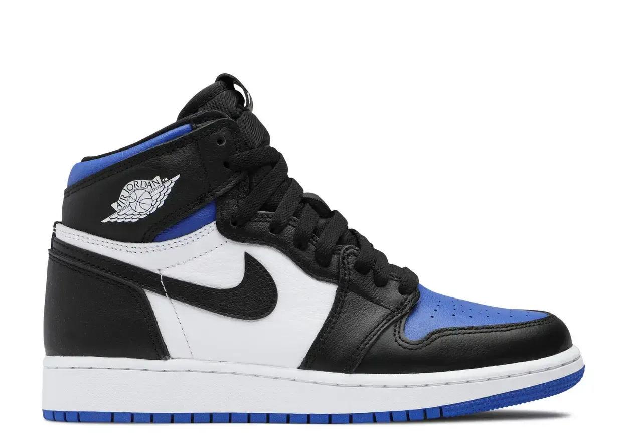 Jordan 1 Retro High Royal Toe (GS) Size 6.5, DS BRAND NEW