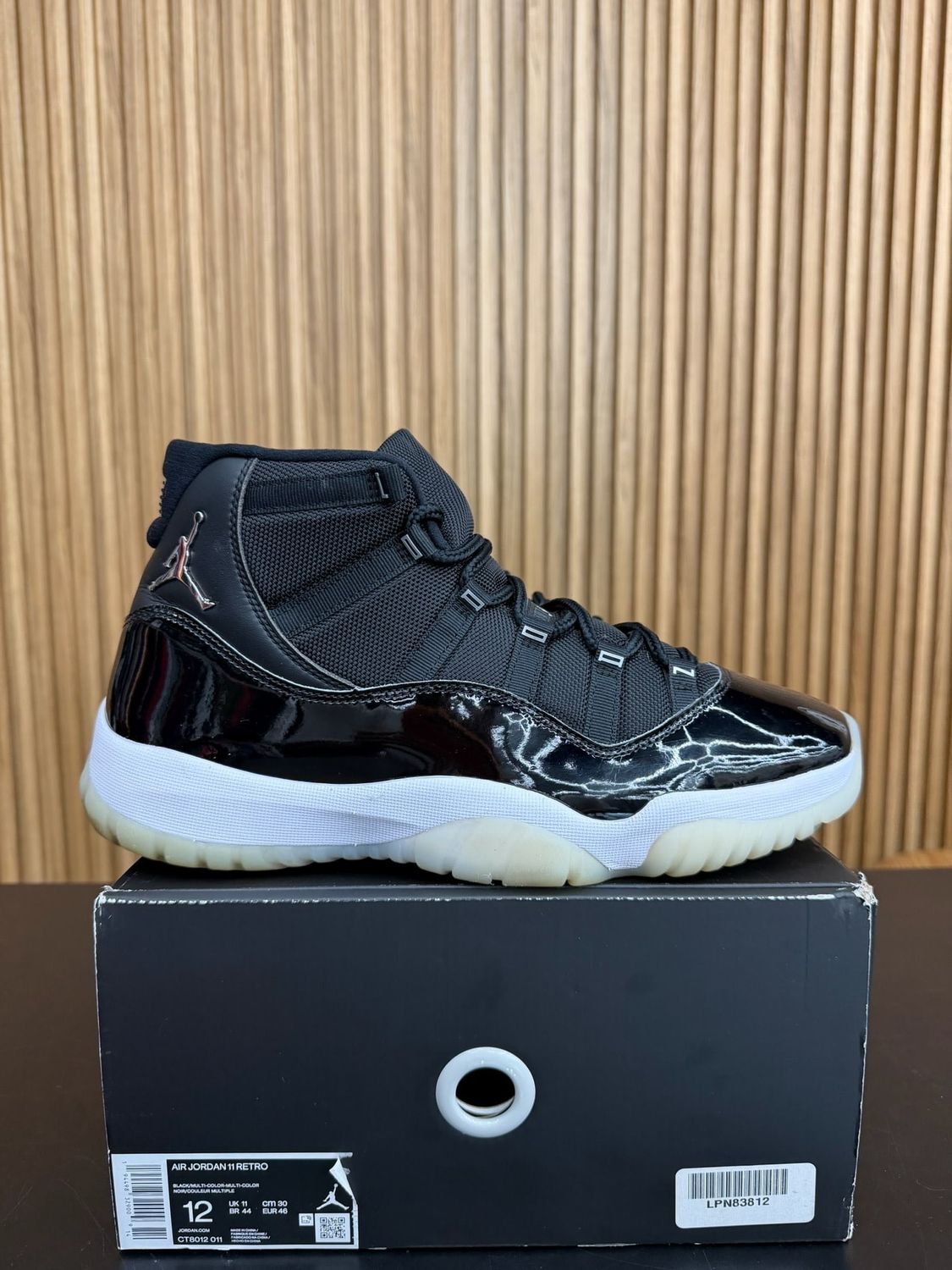 Jordan 11 Retro Jubilee 25th Anniversary Size 12, PREOWNED*