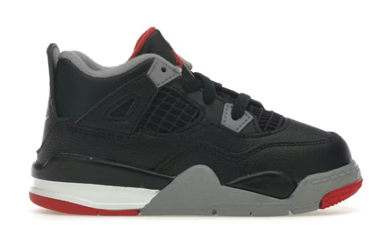 Jordan 4 Retro Bred Reimagined (TD) Size 7c, DS BRAND NEW*