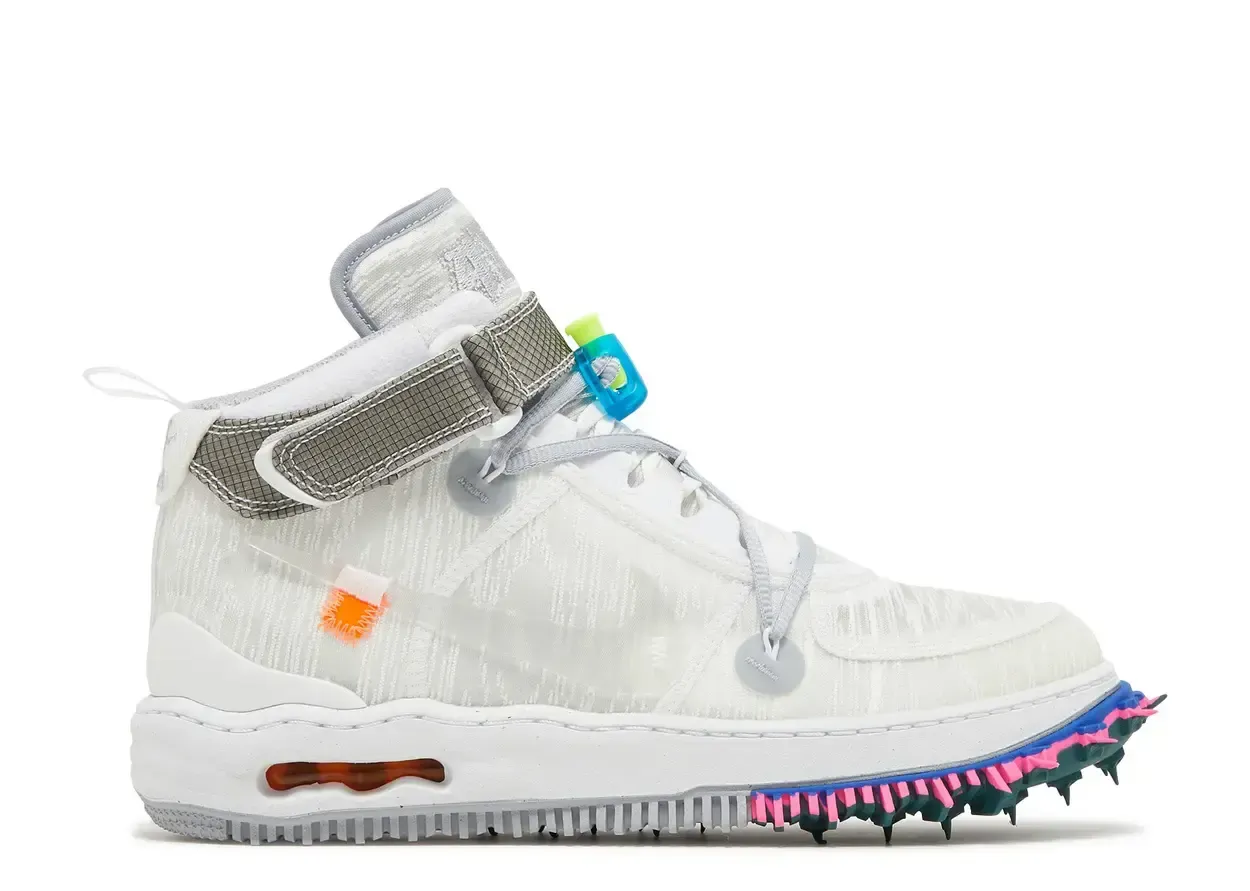 Nike Air Force 1 Mid Off-White White Size 11, DS BRAND NEW DAMAGED BOX*