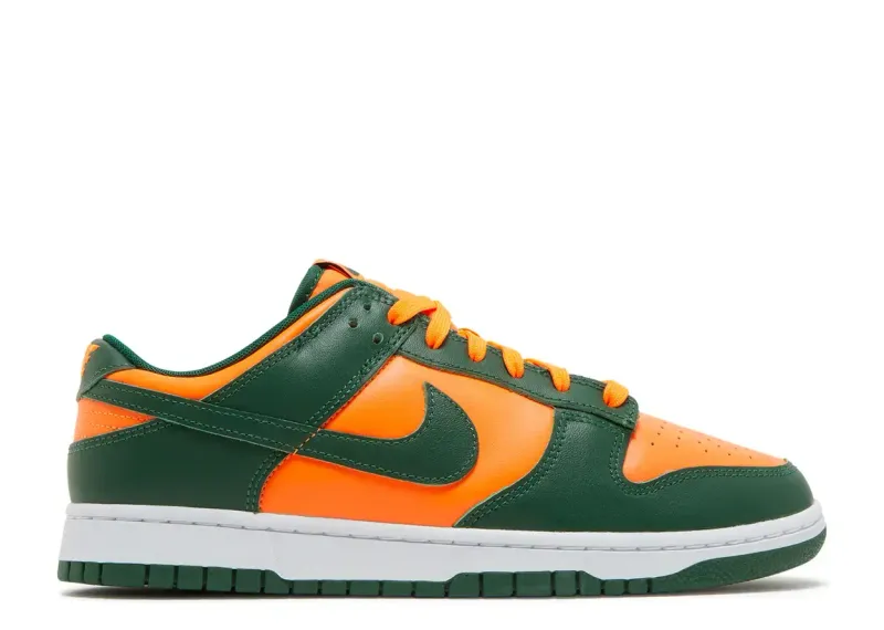 Nike Dunk Low Retro Miami Hurricane Size 12, DS BRAND NEW*
