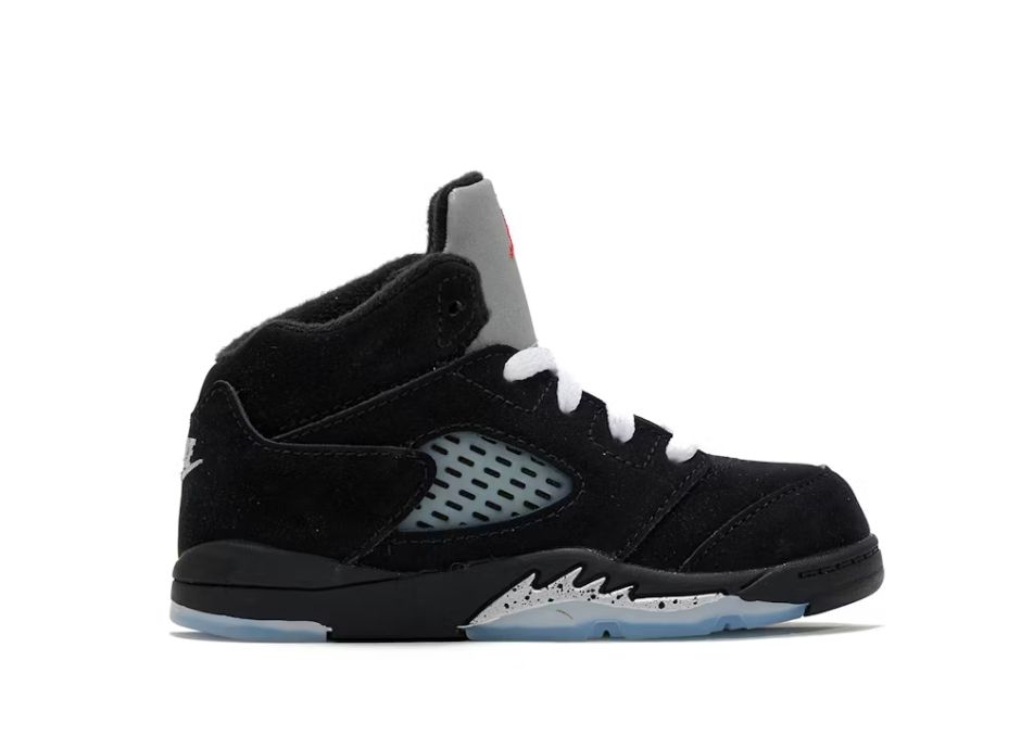 Jordan 5 Retro OG Black Metallic Reimagined (TD) Size 10c, DS BRAND NEW*