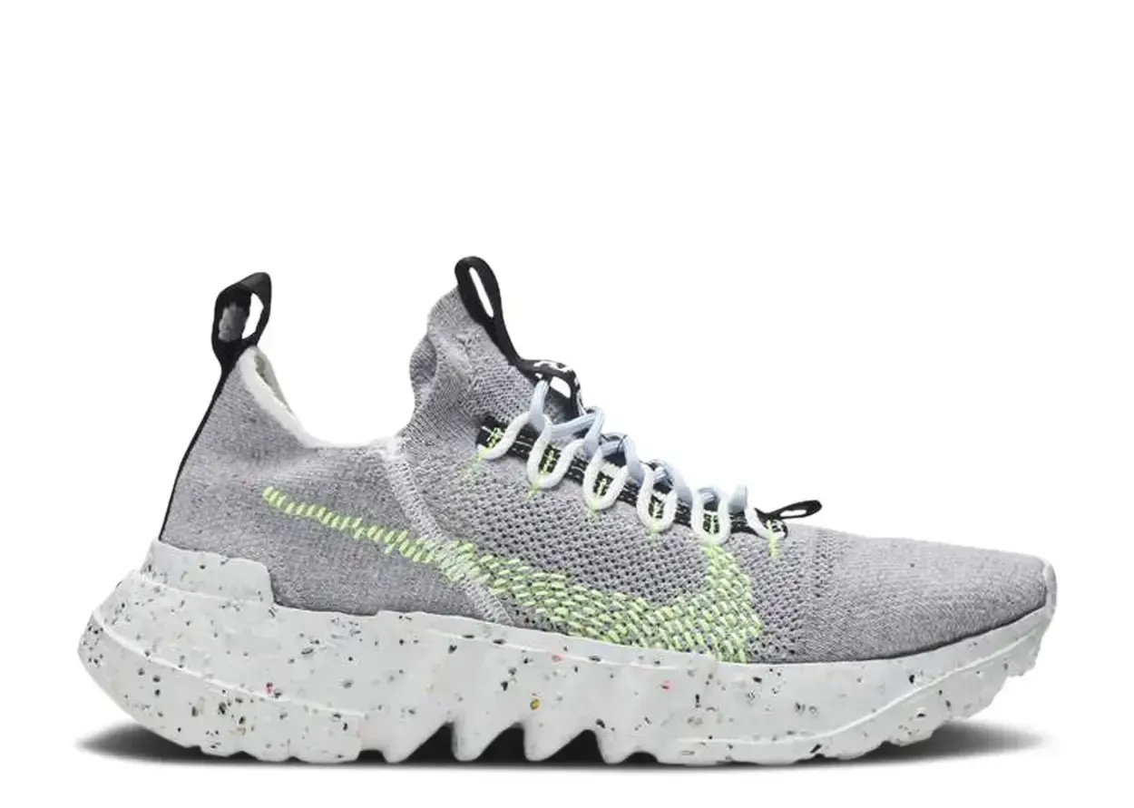 Nike Space Hippie 01 Grey Volt Size 6, DS BRAND NEW*