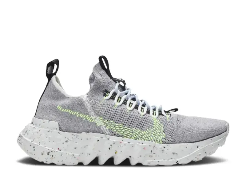 Nike Space Hippie 01 Grey Volt Size 6, DS BRAND NEW*