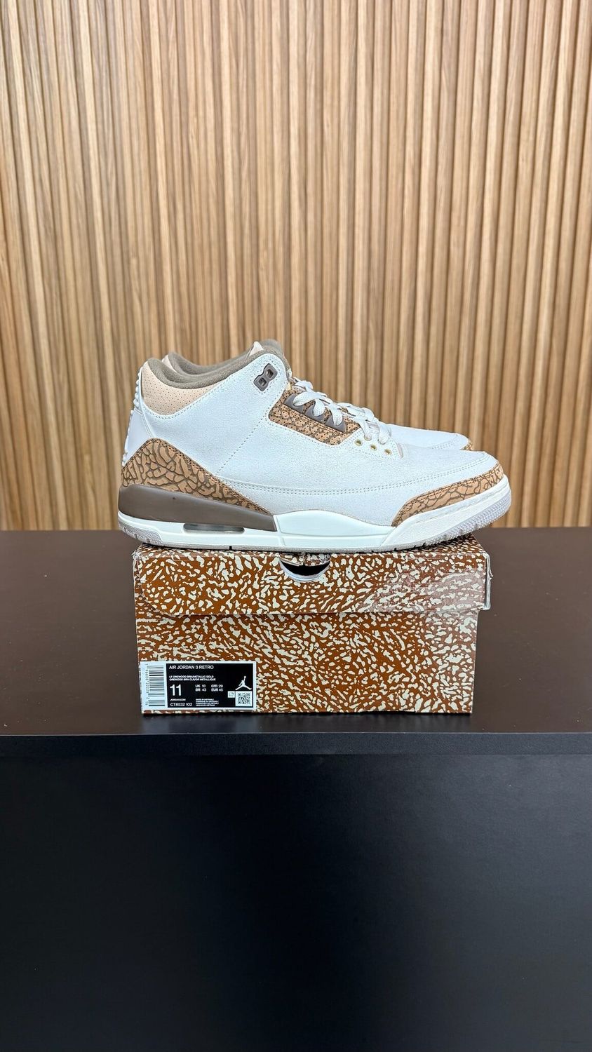 Jordan 3 Retro Palomino Size 11, PREOWNED*