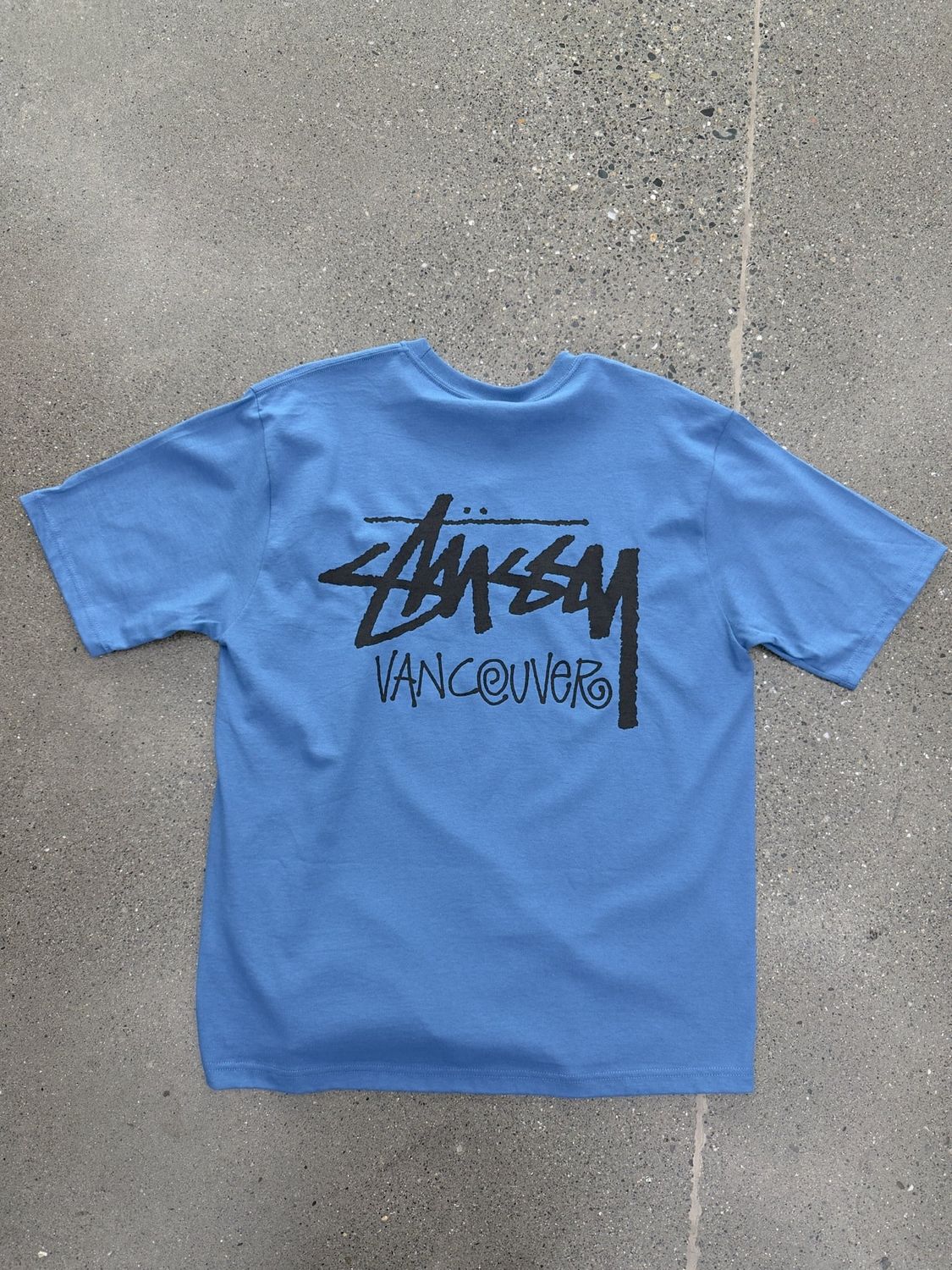 Stussy Vancouver Tee Blue Size XLarge, DS BRAND NEW