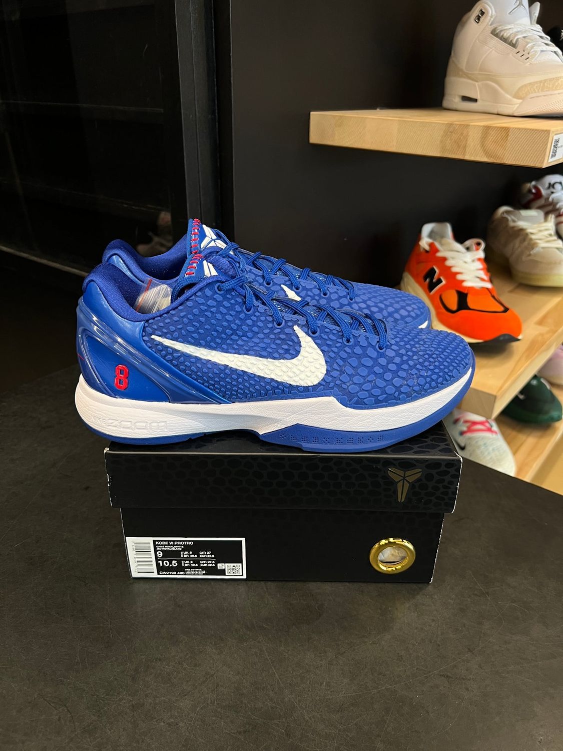 Nike Kobe 6 Protro Dodgers Size 9, PREOWNED
