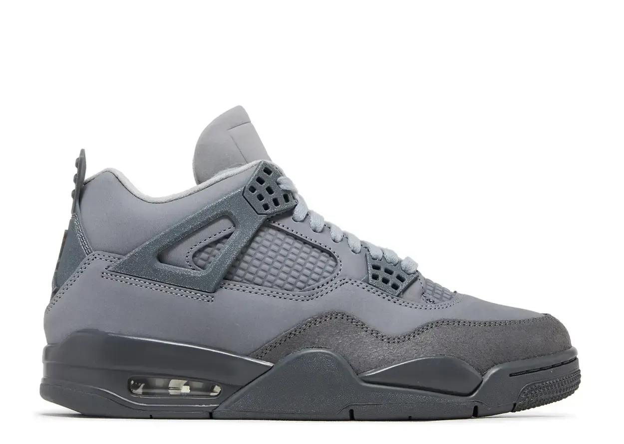 Jordan 4 Retro SE Paris Olympics Wet Cement Size 8, DS BRAND NEW DAMAGE BOX