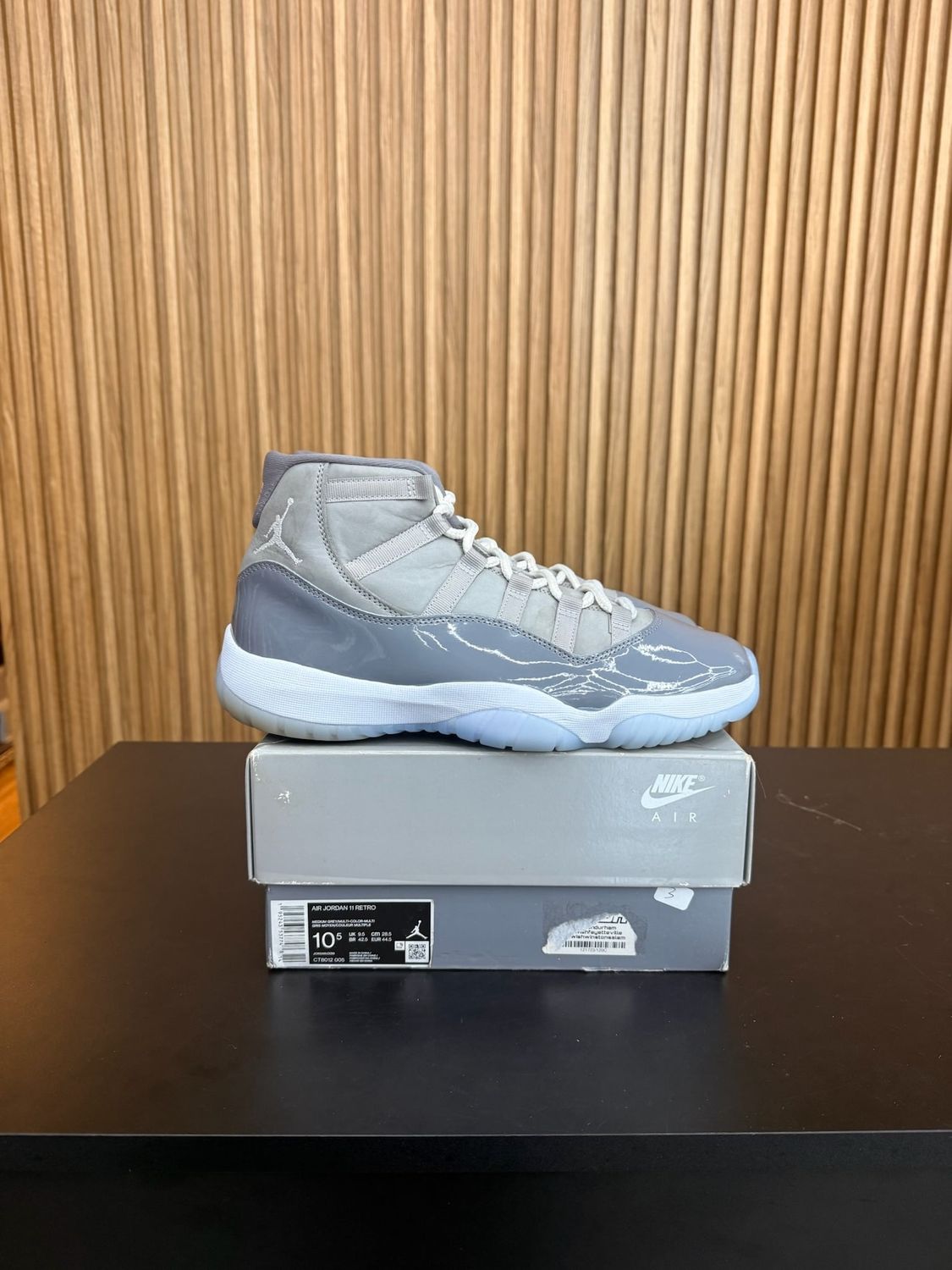 Jordan 11 Retro Cool Grey (2021) Size 10.5, PREOWNED*