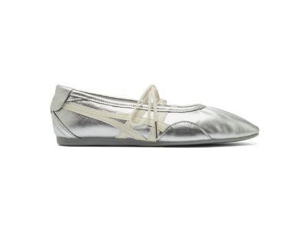 Onitsuka Tiger Gymnarina Silver Cream (Women's) Size 12W, DS BRAND NEW*