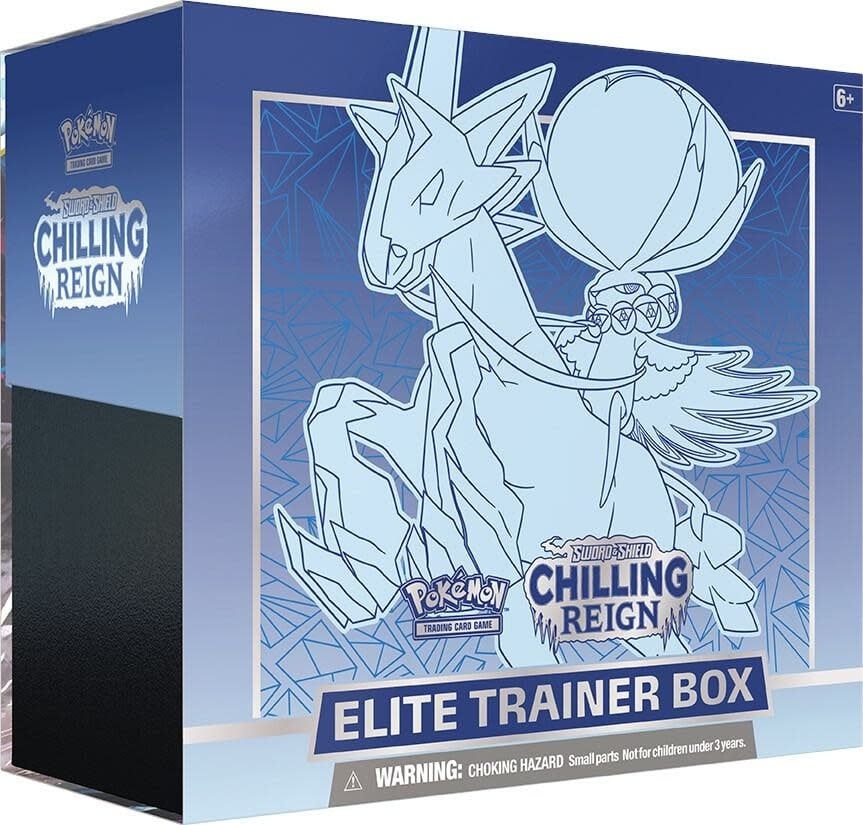 Pokemon Chilling Reign Elite Trainer Box Ice Rider Calyrex