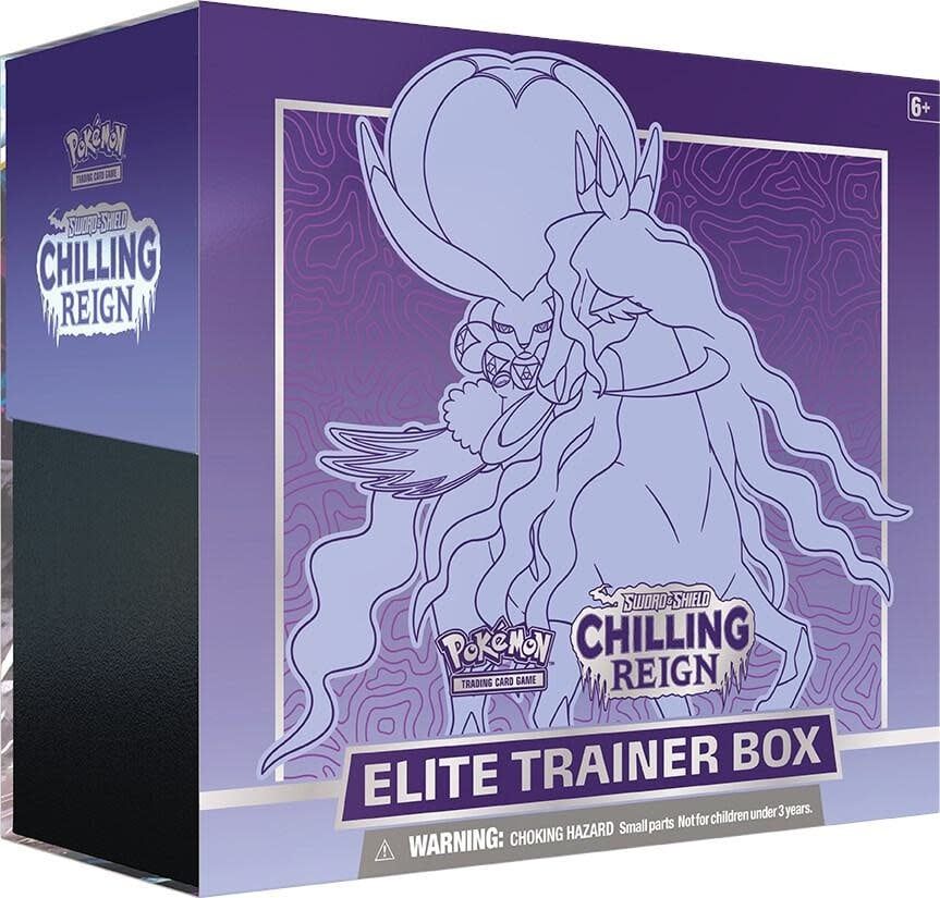 Pokemon Chilling Reign Elite Trainer Box Shadow Rider Calyrex